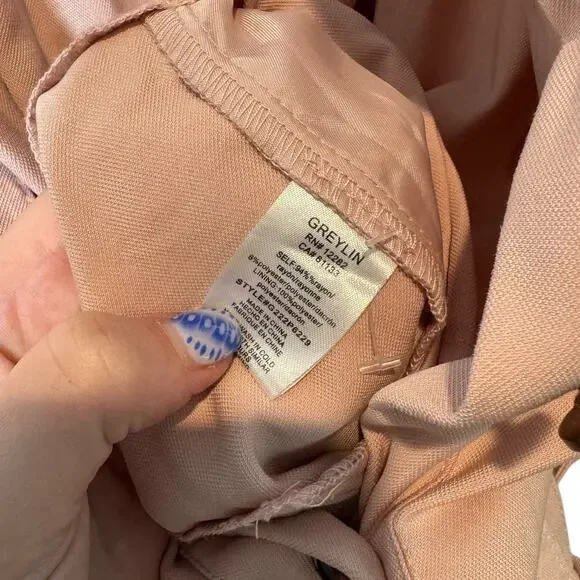 Greylin Haven Utility Jumpsuit Light Pink Large Boilersuit Coveralls One Piece‎ - Picture 6 of 7